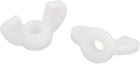 2 Pcs M6 Female Thread Diameter Nylon Wingnut Butterfly Wing Nuts DIY