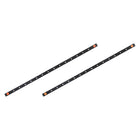 2 Pcs MGN12 400mm Bearing Steel Linear Guide Rail Miniature Linear Sliding Guideway Fit MGN12H Sliding Carriage Block in DIY 3D Printers and CNC Machine