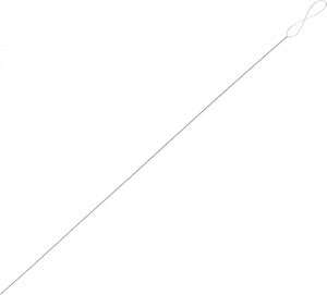 Thread Sewing Needles Collapsible Large Eye Beading Needle Stainless Steel 130x0.4mm