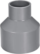 PVC DWV Reducing Coupling Schedule 40 Gray 40mm x 75mm Socket