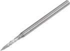 LinkMejor Sculpture Carving Knife Engraving Profile Bit 1.6mm Dia Tungsten Steel V-Point Router Bit for Metal Stone Wood