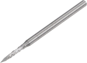 Sculpture Carving Knife Engraving Profile Bit 1.6mm Dia Tungsten Steel V-Point Router Bit for Metal Stone Wood