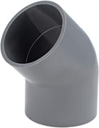 PVC Pipe Fitting 45 Degree Elbow Gray 63mm Socket