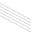 Stainless Steel Solid Round Rods Metal Lathe Bar Stock for DIY Craft 100mmx1.5mm 5pcs