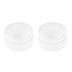 Lab Flask Support Plastic Stand 90mm Diameter Round Bottom Holder for 50ml-1000ml Flasks White 2Pcs