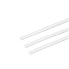 ABS Styrene Plastic Round Bar Rod,1/8 inch Dia 20 inch Length,White for Architectural Model Making DIY 3pcs