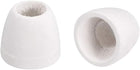 30pcs Ceramic Electrical Insulator, 6.5mm Dia Tapered Porcelain Tube Ceramic Beads, High Temperature Max 1000C for Oven