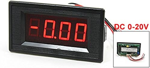 Czerwony wyświetlacz LED, 4 cyfrowy panel miernika napięcia DC0-20V