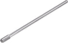 Carbide Burrs Rotary Files, Single Cut Cylinder with Ball Nose Tungsten Carbide Tip 8mm Cutting Head 6mm Shank 150mm (6-Inch) Length for Wood Metal Stone Polishing