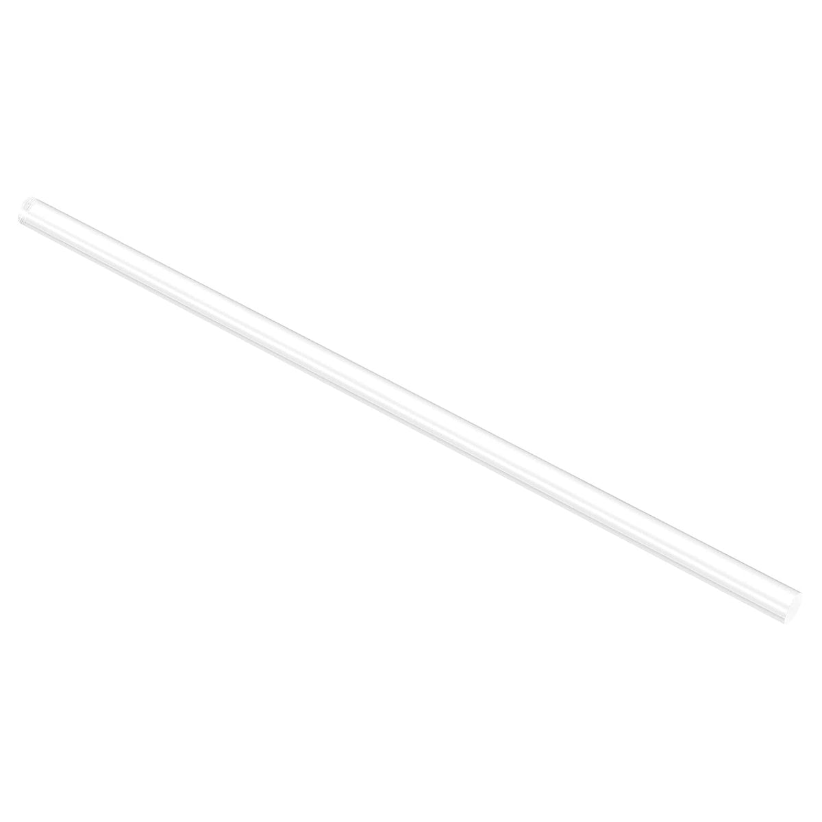 Acrylic Round Rod, Clear,5/16" Diameter 13-3/8" Length, Solid Plastic PMMA Bar Stick 6pcs