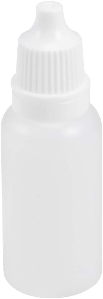 Plastic Dropper Bottle, 15ml/0.5oz Small Mouth Drop Bottles Empty Squeezable Eye Liquid Dropper Bottle 50pcs