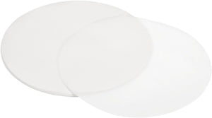 100szt. Papiery pergaminowe, 9-calowe nieprzylepne papier do pieczenia pergaminowy arkusz do blachy na pizzę, formy do ciast, formy do ciastek, biały