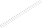 Rigid Round Clear Tubing 20mm(3/4'') ID x 21mm(13/16'') OD x 1.64Ft Length Plastic Tube 2pcs