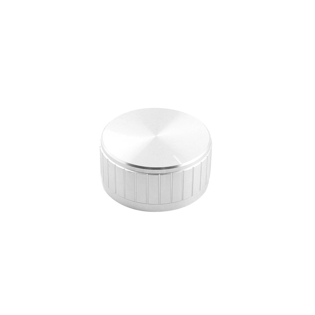 Aluminum Potentiometer Volume Knob, 40 mm x 20 mm for 6 mm Diameter Knurled Shaft