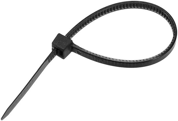 Kabel Zip Ties 100mmx2.5mm Selvlåsende Nylon Båndsorter Sort 1000stk