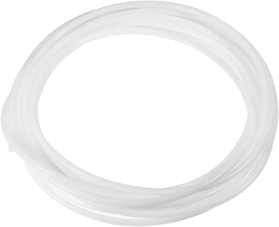 PTFE Tube 26Ft - ID 4mm x OD 6mm Fit Filament 3mm for 3D Printer White