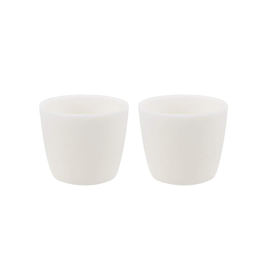 Corundum Alumina Crucible Cup 5ml for Foundry Melting Casting Refining 2pcs