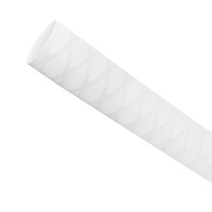 Tubi termoretraversibili, 3,28 piedi, per le maniglie dei grinfi delle canne da pesca e per le maniglie delle racchette sportive, tubi termoretraversibili non scivolosi e impermeabili (1, bianco, diametro: 30 mm)