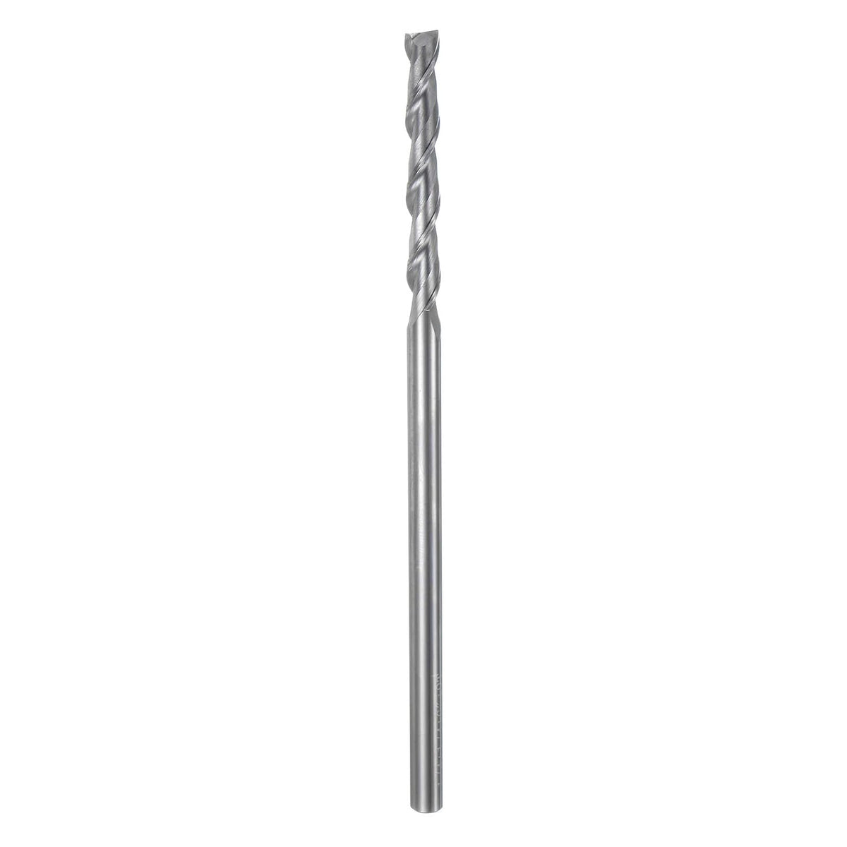 Carbide Square End Mill, 1/4" Diameter Uncoated 2 Flutes Milling Bit Cutter, for Aluminum Copper Non-Ferrous Metal, 1/4" Shank 2-7/32" Cut Length 6" Extra Long