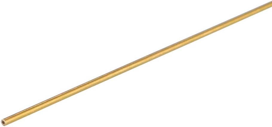 4PCS 0.12mm x 0.3mm x 400mm Brass Pipe Tube Round Bar Rod