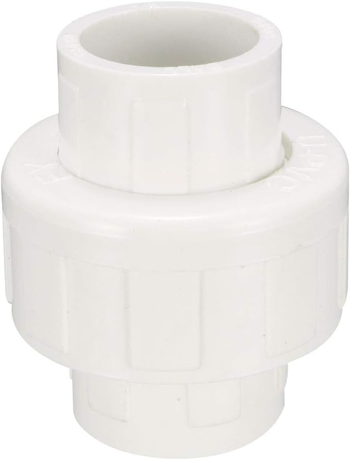 20mm Slip x 20mm Slip Metric PVC Pipe Fitting Union Solvent Socket Quick Connector 4pcs
