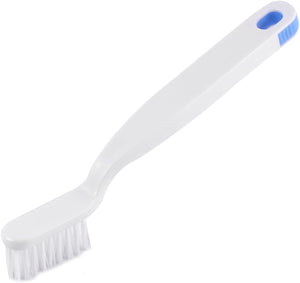 Brosse de nettoyage en plastique pour rainure de porte fenêtre volet angle brosse main nettoyage blanc