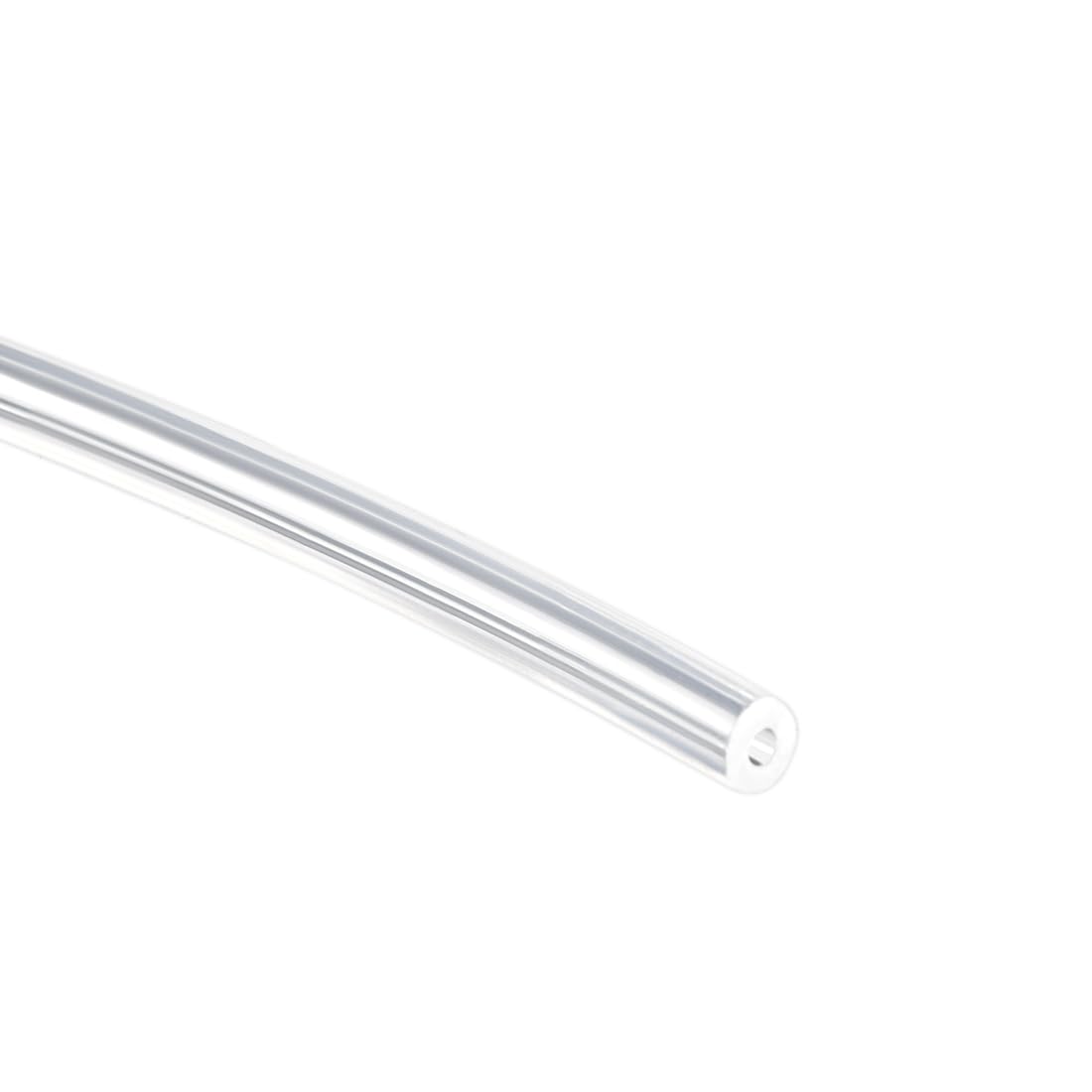 Silicone Tubing 1/32"(0.5mm) ID X 1mm OD 49ft Silicone Rubber Tube Air Hose Pipe for Pump Transfer Clear