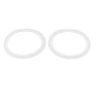 A15042100ux0016 76mm Silicone Gasket 2pcs for 3-inch Clamp Pipe Ferrules (Pack of 2)