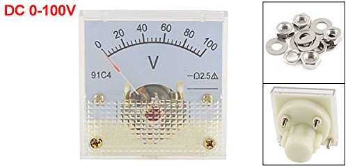 DC 0-100V Analogowy Panelomierz Napięcia Miarownik Napięcia Klasa 2.5