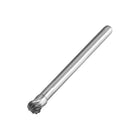Tungsten Carbide Rotary Files 1/8" Shank, Single Cut Ball Shape Rotary Burrs Tool 4mm Dia, for Die Grinder Drill Bit Alloy Steel Hard Metal Carving Polishing Model Engineering