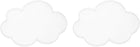 2 Pcs Cloud Medium Coaster Silicone Resin Mould, Tray Moulds for Resin Casting, Epoxy Resin Moulds for Coasters Trays DIY Art Cup Bowl Mats, Candle Holder, Home Decoration, White