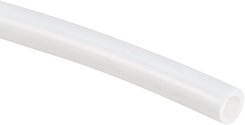 Silicone Tube 4mm ID X 6mm OD 3.3' Flexible Silicone Rubber Tubing Water Air Hose Pipe Translucent for Pump Transfer