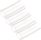Pure Silicone Tubing 32mm ID,38mm OD Water Air Pump Pipe, 4Pcs 0.33 Ft Transparent Silicone Hose Tubing for Household, Industry, Drinking Water