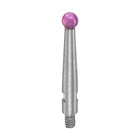 Contact Point for Dial Test Indicator, 2mm Diameter Ball Tip M1.4x0.3 Thread 0.58" Length