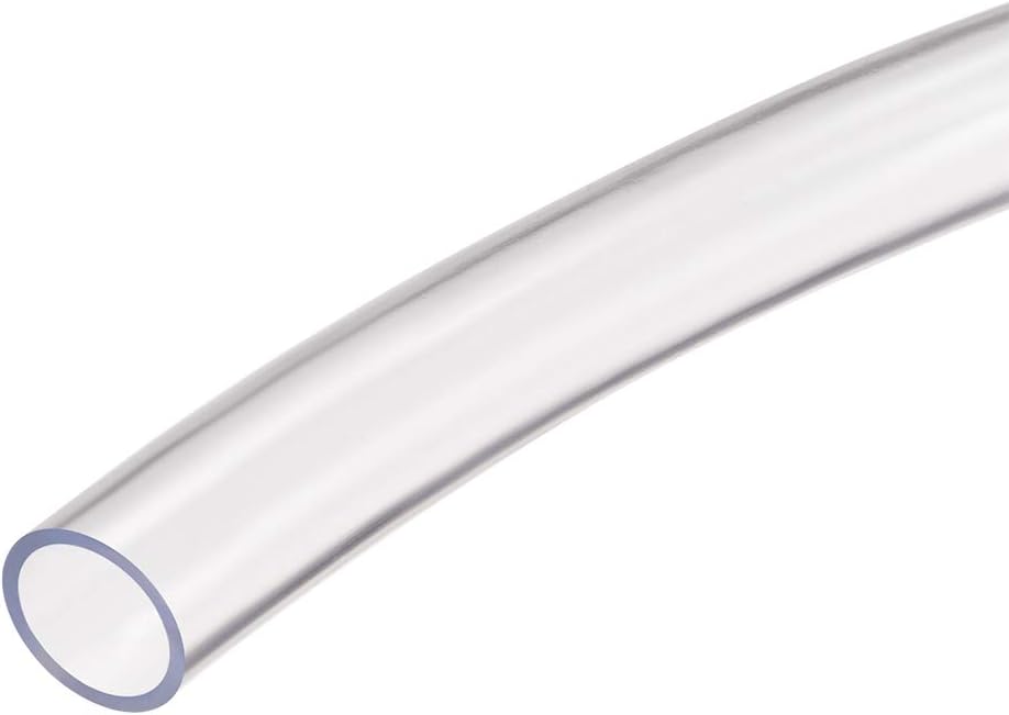 PVC Clear Vinyl Tubing for Aquarium/Fish Tank, 16mm(5/8") ID x 20mm OD 2m