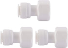 3pcs Straight 1/2 Inch BSP Female To 3/8 Inch Tube OD Quick Connect Water Tube Fitting Water Purifiers Fittings Hose Connector Filters Tubing Hose for RO Reverse Osmosis System