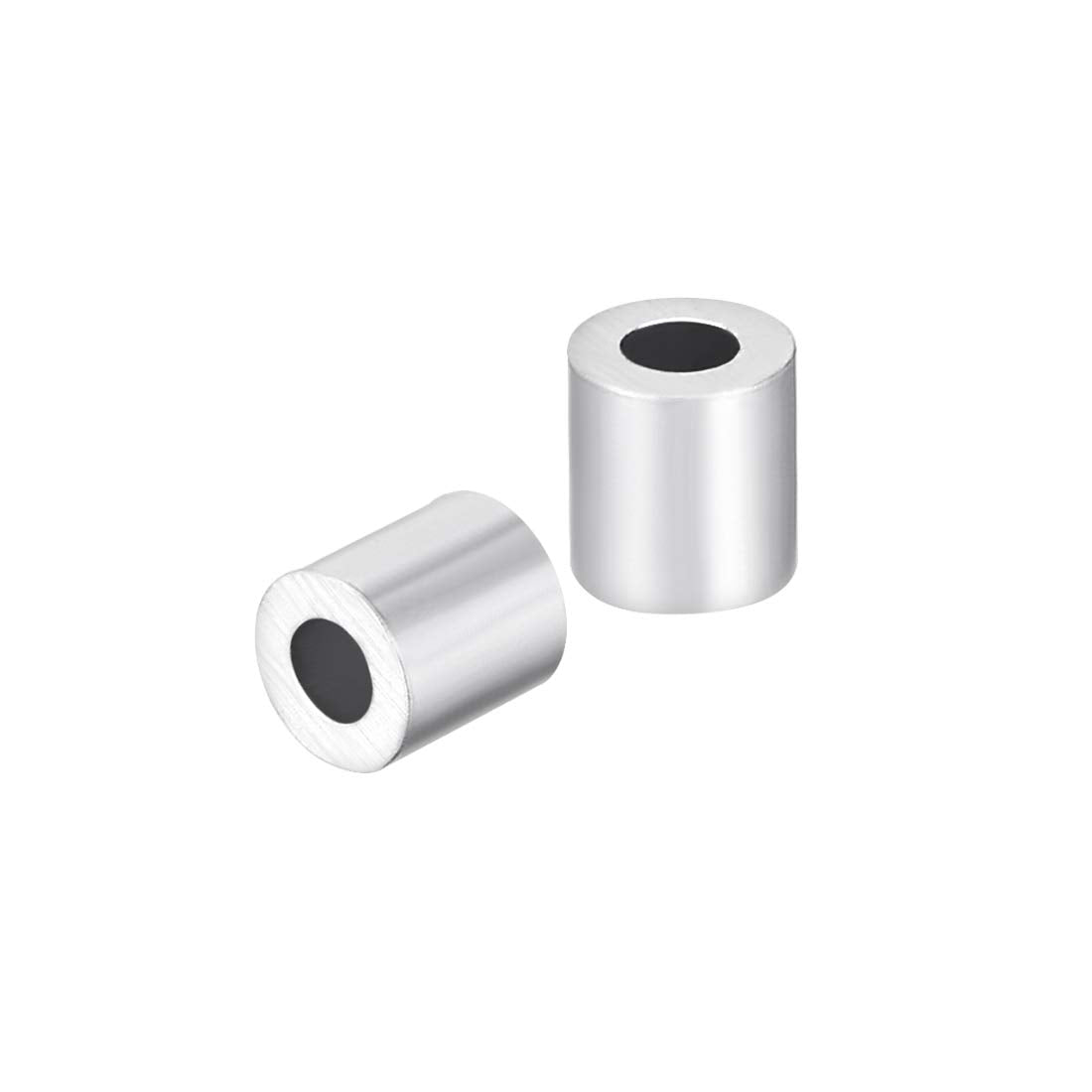 Aluminum Wire Rope Stop Sleeve Round Cable Ferrule Loop for 5/64" Wire Rope Pack of 30