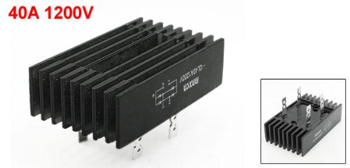 a13070200ux0497 Hitam -QL Diode Heatsink Bridge Rectifier Fase tunggal, 40A 1200V