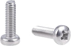 M3x10mm Machine Screws Pan Phillips Cross Head Screw 304 Stainless Steel Fasteners Bolts 100Pcs