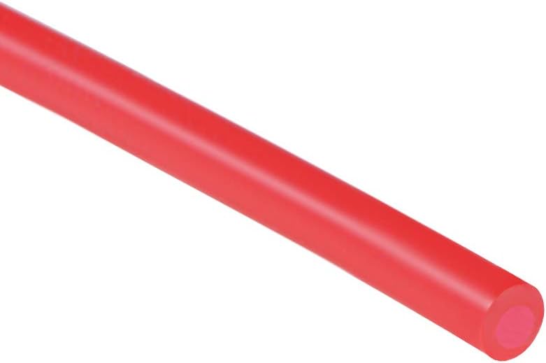 Silicone Tubing 3/32"(2mm) ID x 5/32"(4mm) OD 6.6ft(2m) Rubber Tubing Air Hose Water Pipe for Pump Transfer Red