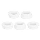 5Pcs Rubber Grommets 31mm Drill Hole, 20mm ID Hole Top Hat Grommet White Silicone Rubber Hole Plug Gasket for Wiring, Automotive