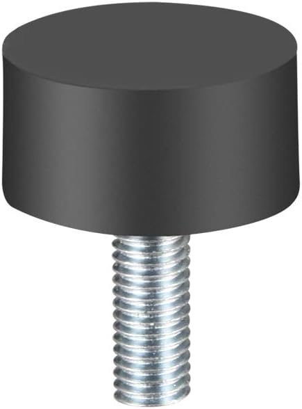 M8ねじ式ゴムマウント、振動イソレーター、スティック付き円筒形ショックアブソーバー 25 x 15mm