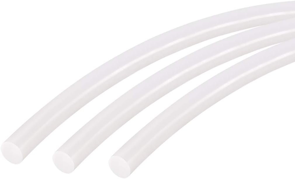1/4"(6mm) Soft Silicone Bending Insert Tube for Rigid Tubing 3.3ft Clear 3pcs