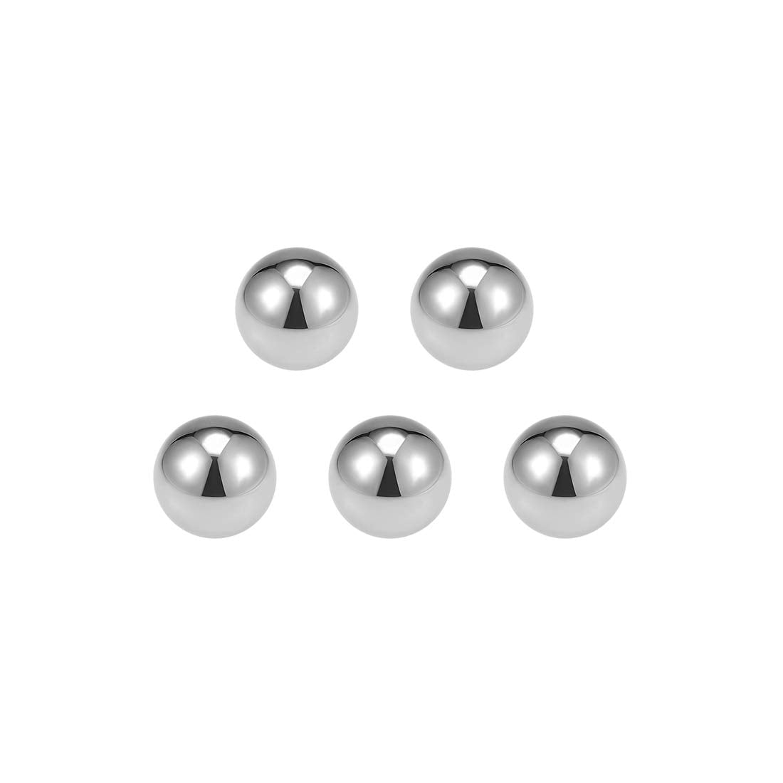 Precision Balls 17mm Solid Chrome Steel G25 for Ball Bearing Keychain Wheel 5pcs