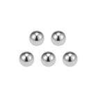 Precision Balls 17mm Solid Chrome Steel G25 for Ball Bearing Keychain Wheel 5pcs