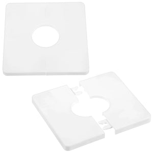LinkMejor 2-Pack Rørkapping Plater, 1.1-Inch Diameter Hul
