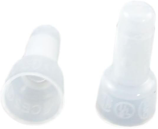 0.6-1.6mm Wire Range Closed End Cap Connector 100 Pcs