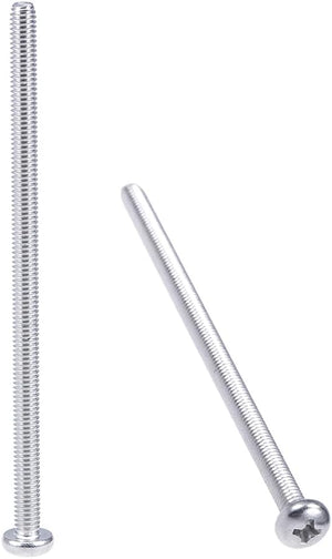 M4x80mm Machine Screws Pan Phillips Cross Head Screw 304 Stainless Steel Fasteners Bolts 10Pcs