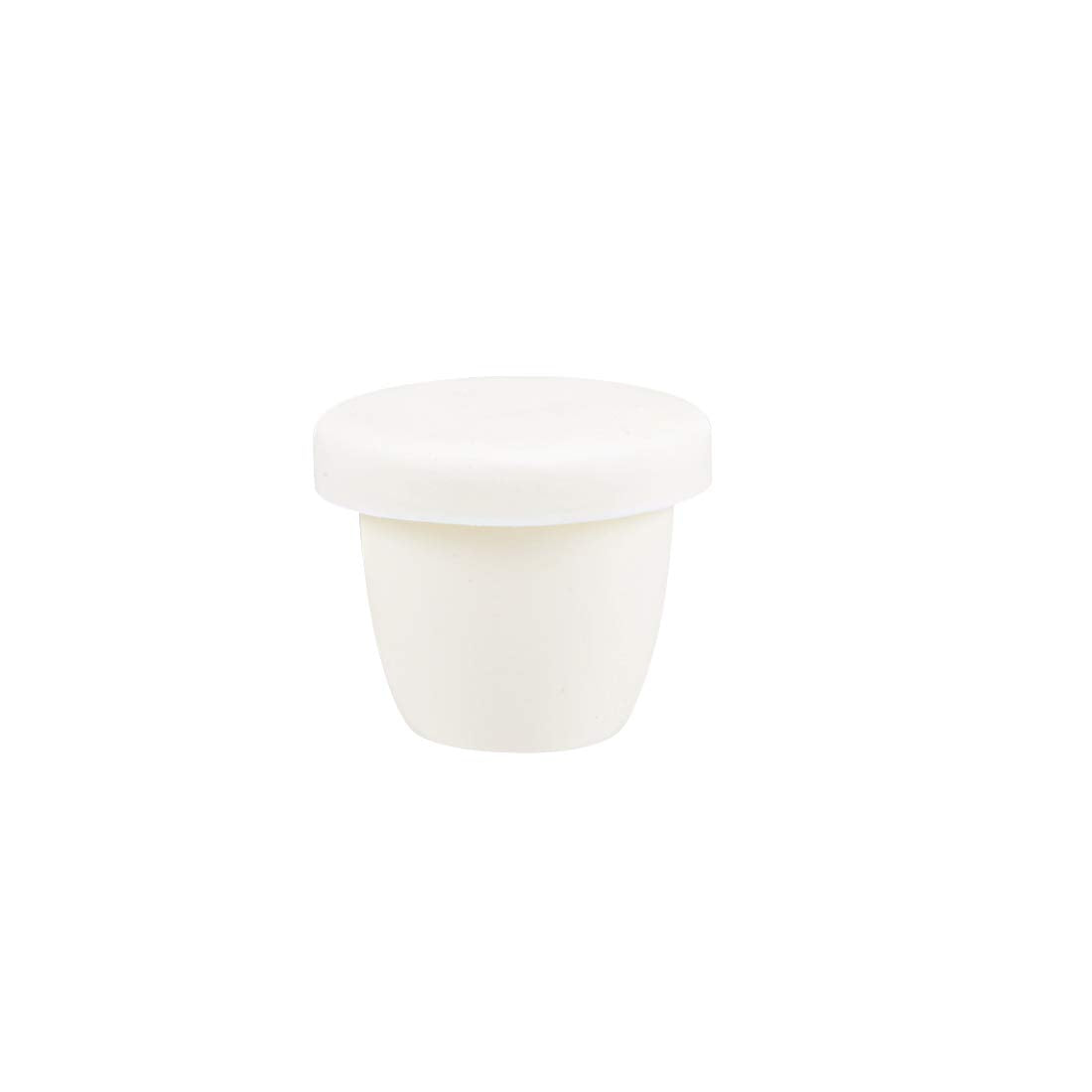 LinkMejor Corundum Alumina Crucible Heating Container Cup Pot 10ml with Lid for Foundry Worker Kilns Melting Casting Refining Lab Supply Gold Melt