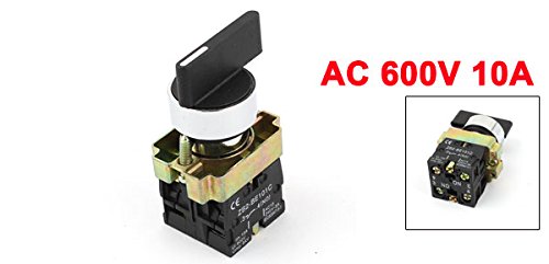 ZB2-BE101C 21 mm DPST 3Pengaturan Kunci Putar Pindah 600V 10A